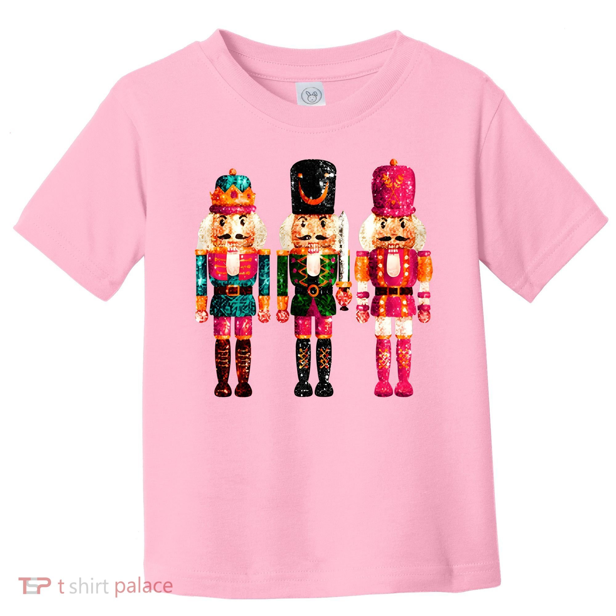 Sequin Nutcracker Christmas Xmas Toddler T-Shirt