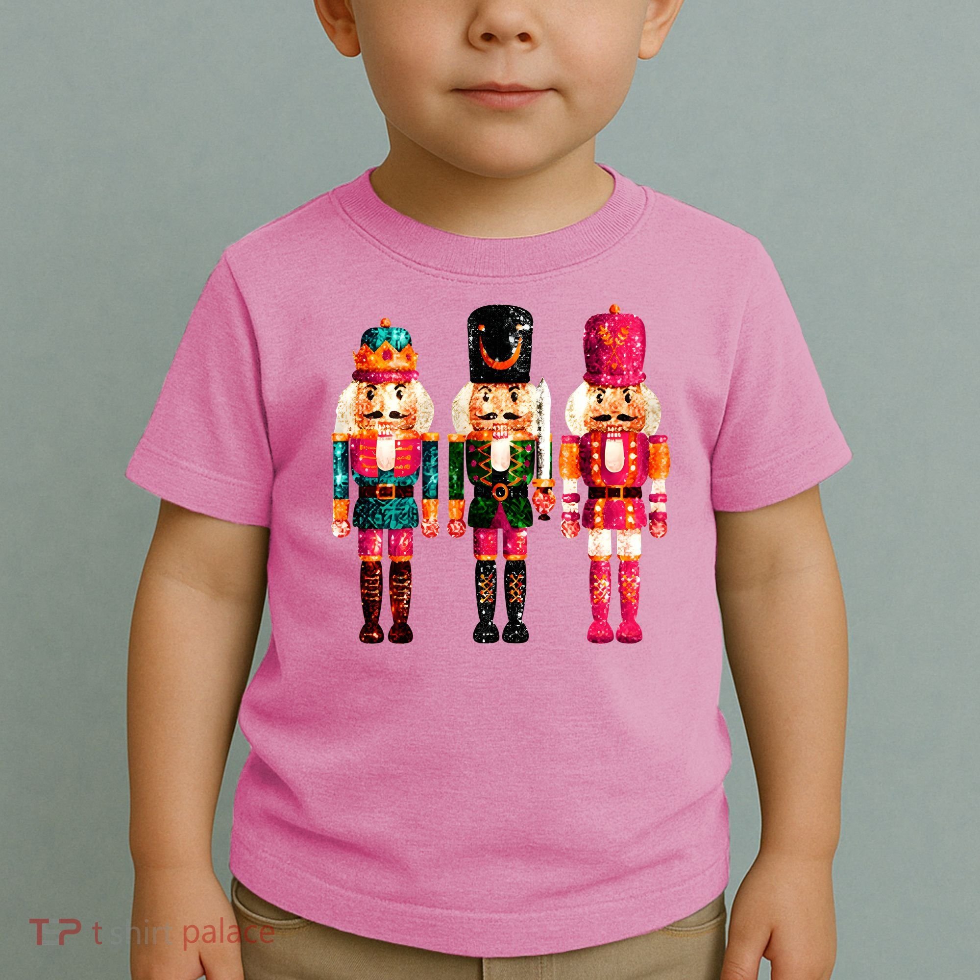 Sequin Nutcracker Christmas Xmas Toddler T-Shirt