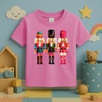 Sequin Nutcracker Christmas Xmas Toddler T-Shirt thumb 3