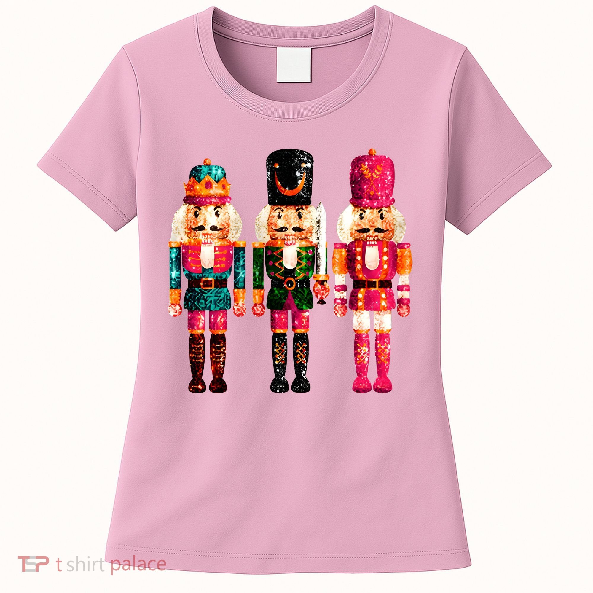 Sequin Nutcracker Christmas Xmas Women's T-Shirt