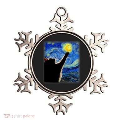 Starry Night Cat, Van Gogh Cat, Cat Lover, Cat Mom, Cat Dad Ornament