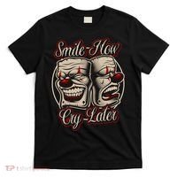 Smile Now Cry Later Drama Masks T-Shirt thumb 0
