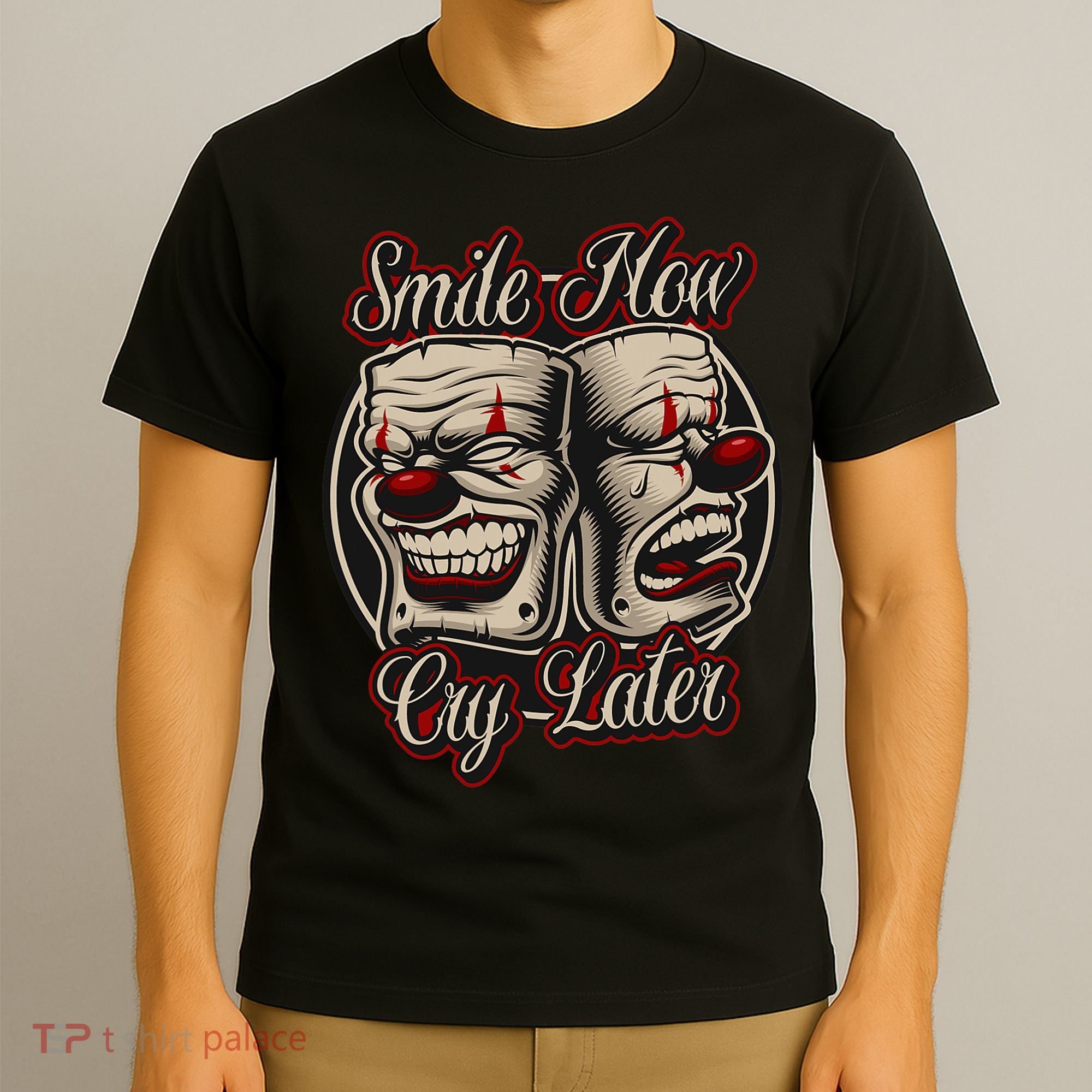 Smile Now Cry Later Drama Masks T-Shirt