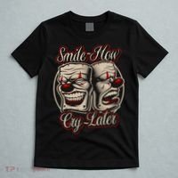 Smile Now Cry Later Drama Masks T-Shirt thumb 5