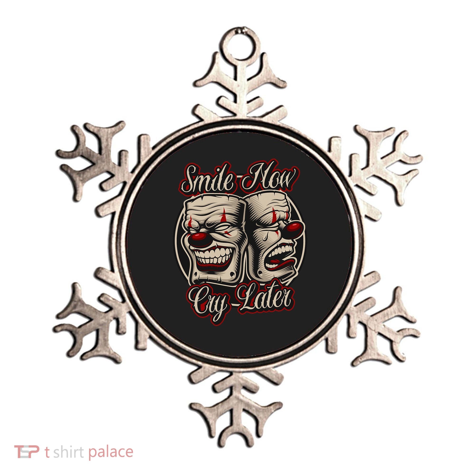 Smile Now Cry Later Drama Masks Ornament