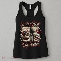 Smile Now Cry Later Drama Masks Women's Tank Top thumb 3