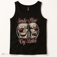 Smile Now Cry Later Drama Masks Tank Top thumb 2