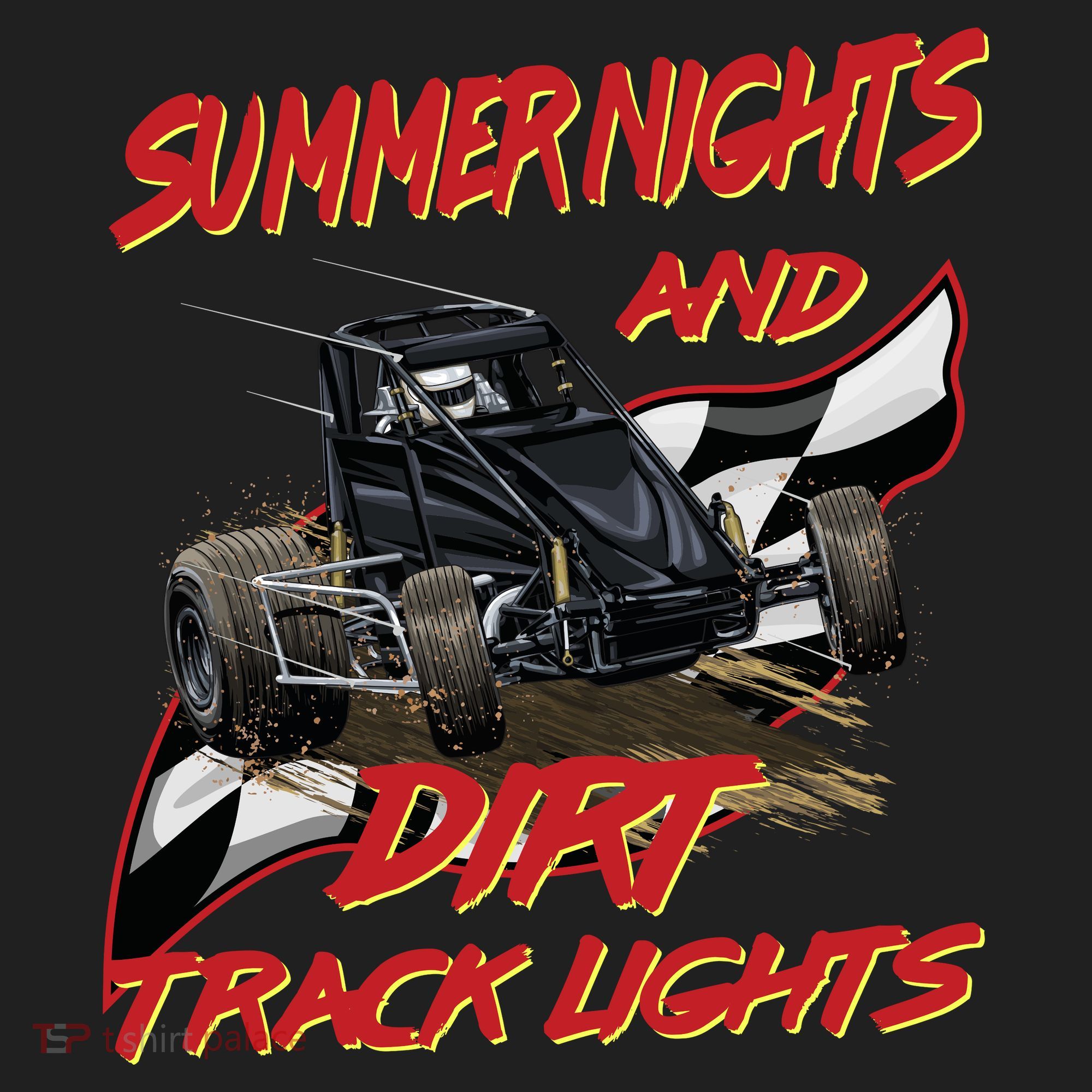 Summer Nights Dirt Track Lights | Dirt Track Racing | Motocross Gift Beanie
