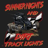 Summer Nights Dirt Track Lights | Dirt Track Racing | Motocross Gift Hat thumb 2