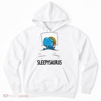 Sleepysaurus nightshirt Dinosaur Dino TRex nightgown Sleep Hoodie thumb 0