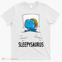 Sleepysaurus nightshirt Dinosaur Dino TRex nightgown Sleep T-Shirt thumb 0