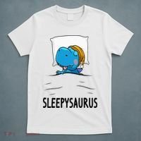 Sleepysaurus nightshirt Dinosaur Dino TRex nightgown Sleep T-Shirt thumb 5