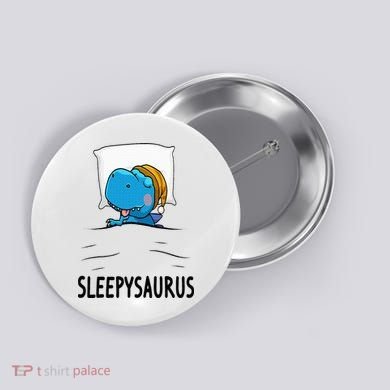 Sleepysaurus nightshirt Dinosaur Dino TRex nightgown Sleep Button