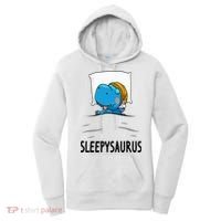 Sleepysaurus nightshirt Dinosaur Dino TRex nightgown Sleep Women's Hoodie thumb 0
