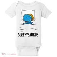 Sleepysaurus nightshirt Dinosaur Dino TRex nightgown Sleep Baby Bodysuit thumb 0