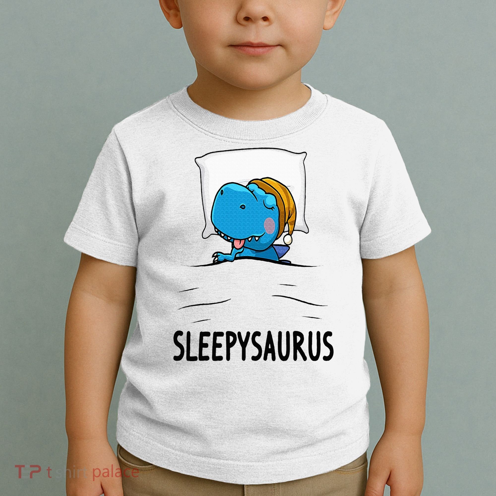 Sleepysaurus nightshirt Dinosaur Dino TRex nightgown Sleep Toddler T-Shirt