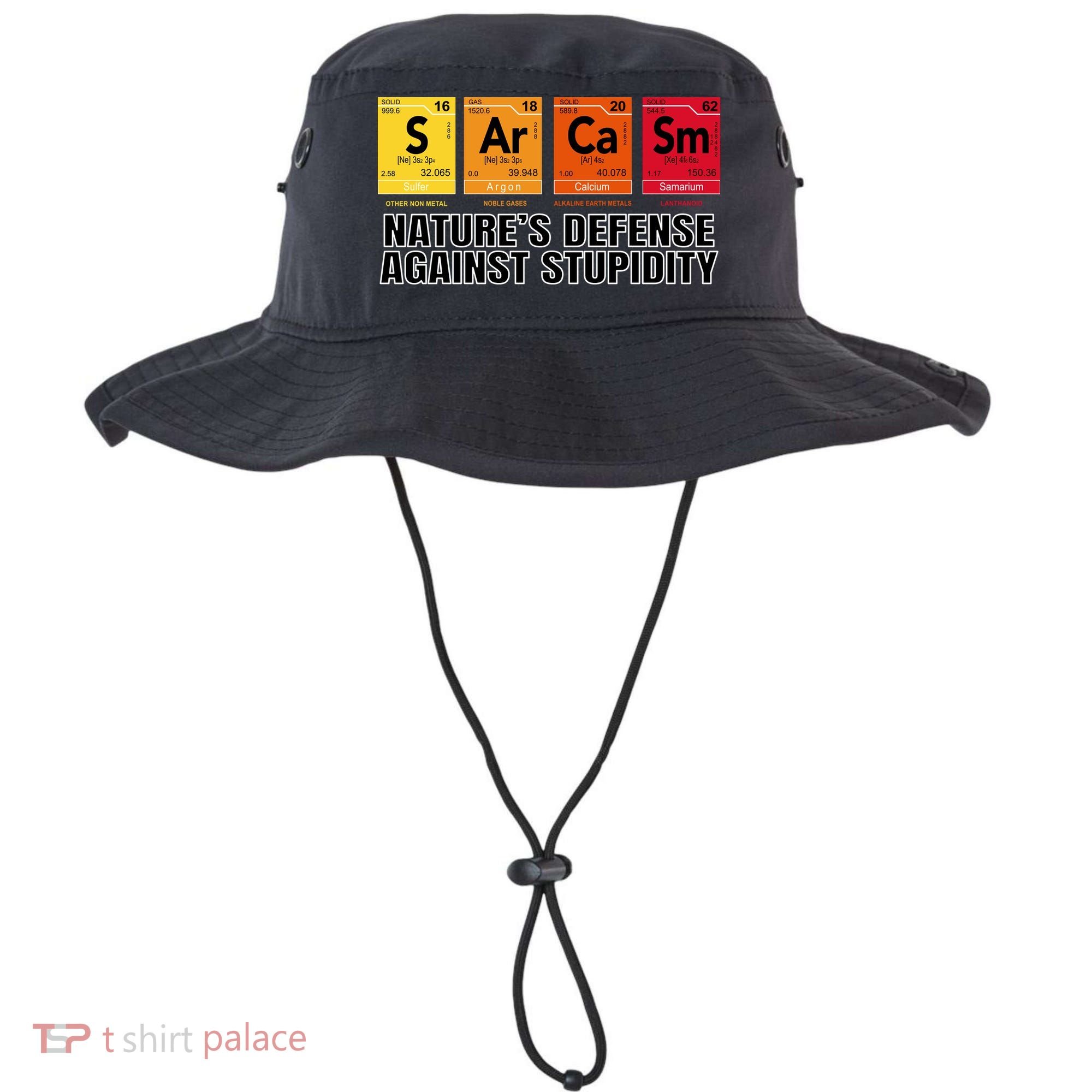 Sarcasm Natures Defense Against Stupidity Bucket Hat