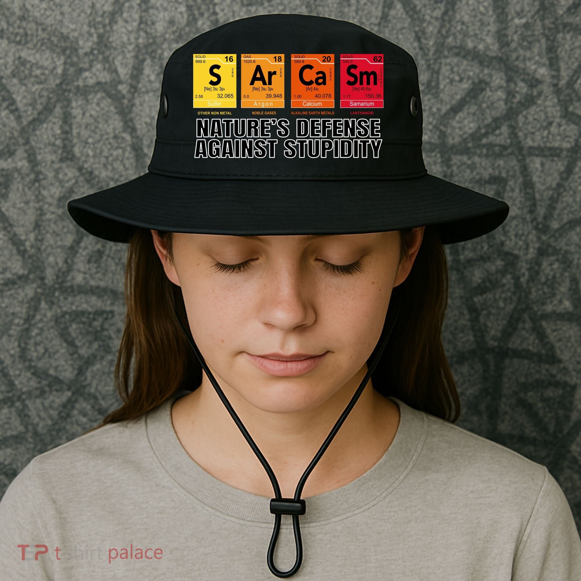 Sarcasm Natures Defense Against Stupidity Bucket Hat