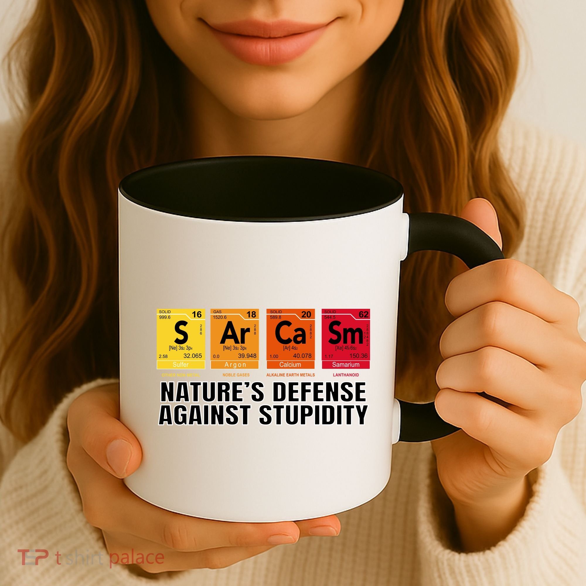 Sarcasm Natures Defense Against Stupidity Coffee Mug