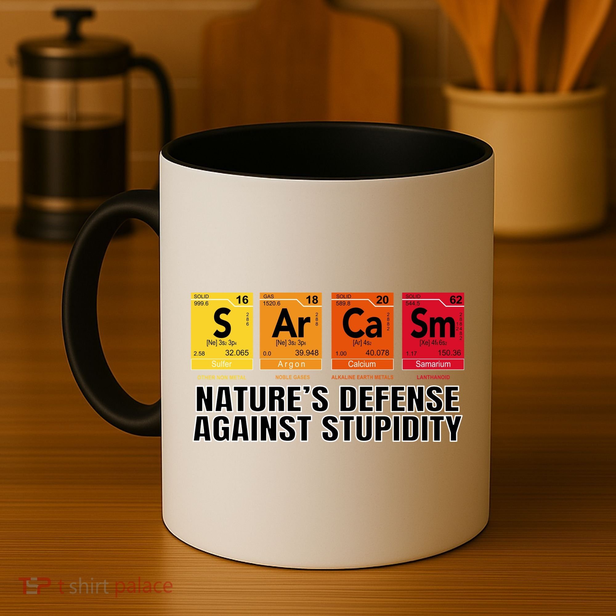 Sarcasm Natures Defense Against Stupidity Coffee Mug