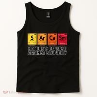 Sarcasm Natures Defense Against Stupidity Tank Top thumb 2