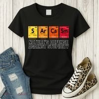 Sarcasm Natures Defense Against Stupidity Women's T-Shirt thumb 3