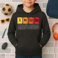 Sarcasm Natures Defense Against Stupidity Kids Hoodie thumb 2