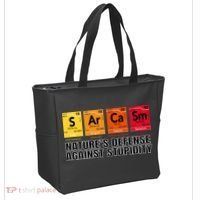 Sarcasm Natures Defense Against Stupidity Tote Bag thumb 2