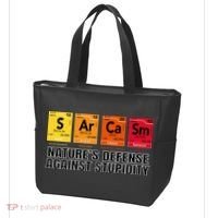 Sarcasm Natures Defense Against Stupidity Tote Bag thumb 3