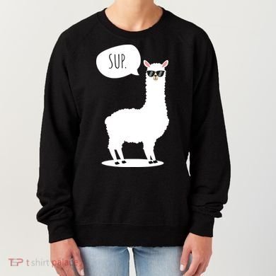 Sup No Drama Llama Alpaca Women's Sweatshirt