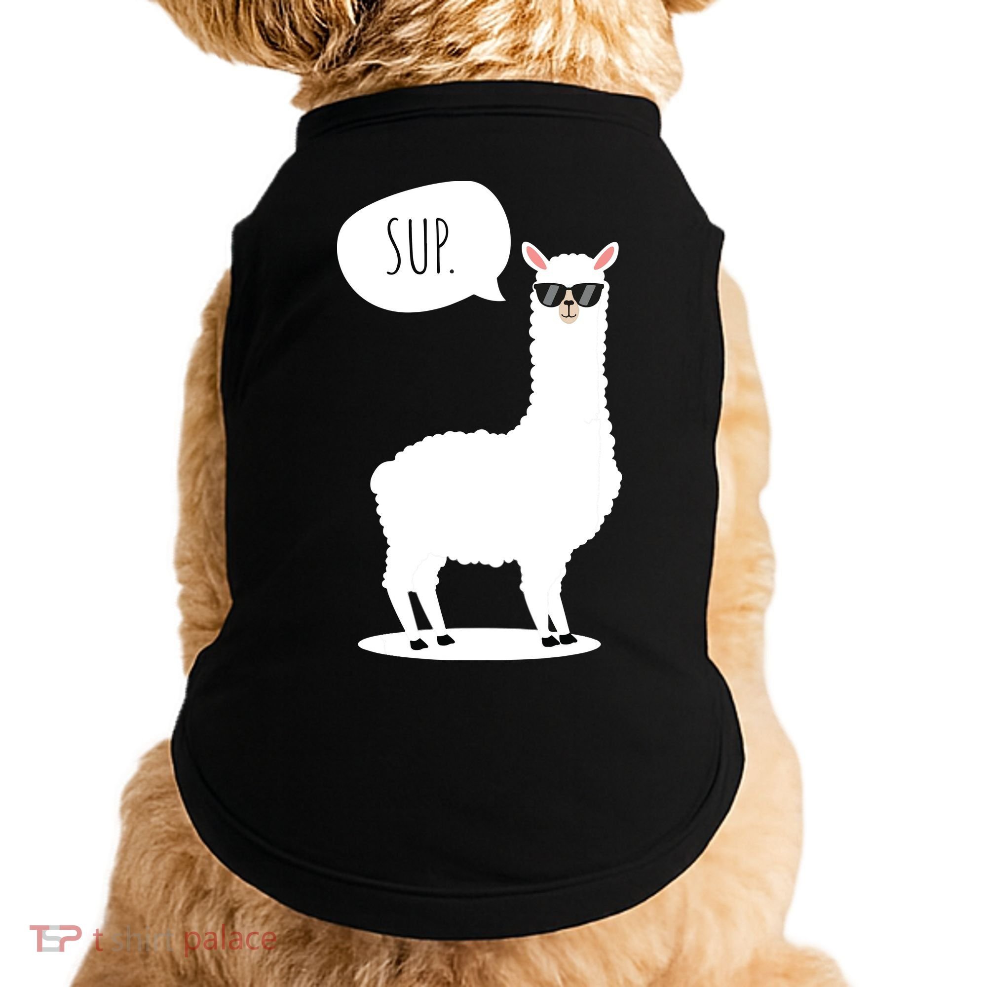 Sup No Drama Llama Alpaca Doggie Tank