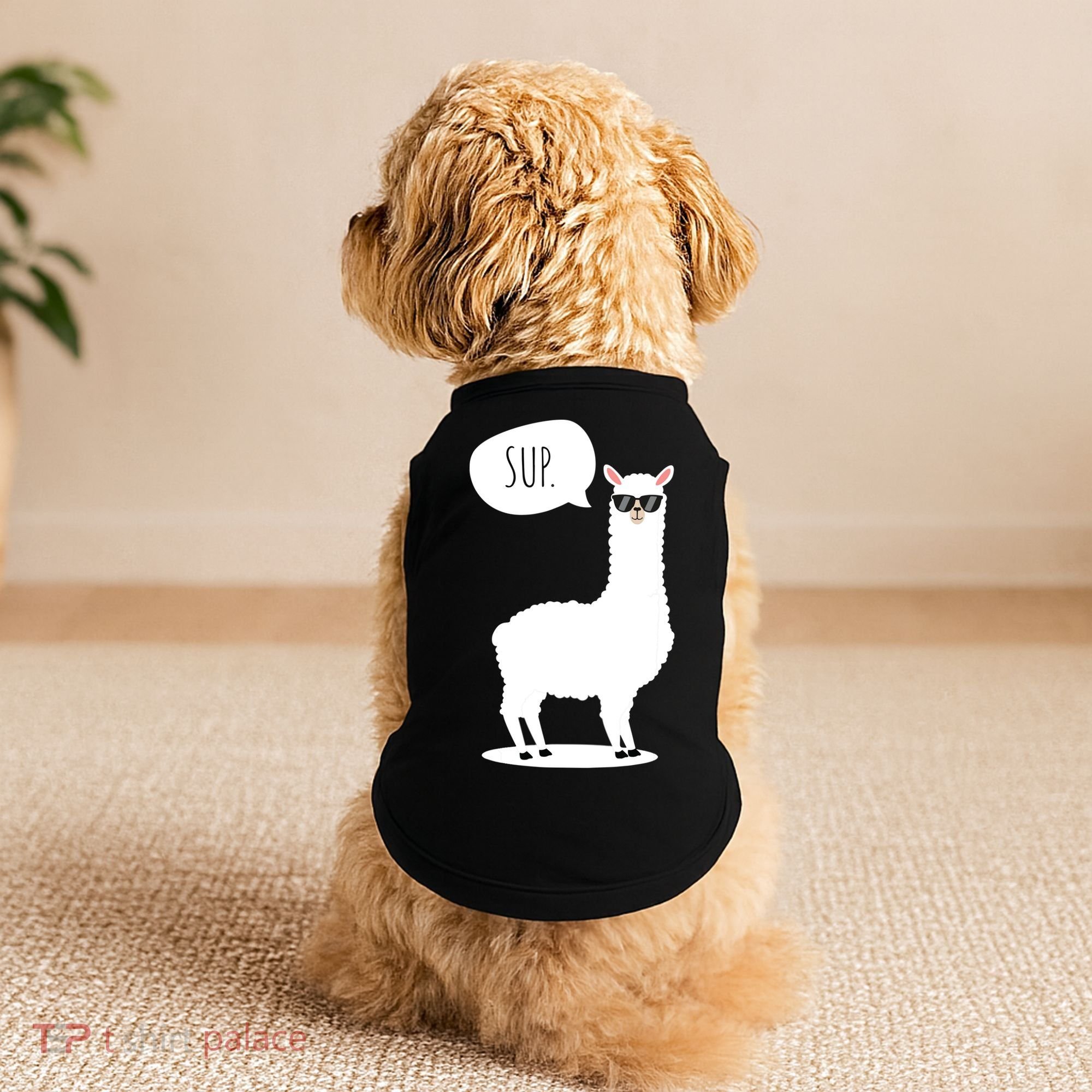 Sup No Drama Llama Alpaca Doggie Tank