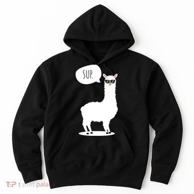 Sup No Drama Llama Alpaca Hoodie