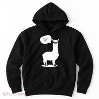 Sup No Drama Llama Alpaca Hoodie thumb 0