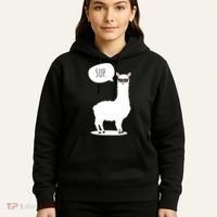 Sup No Drama Llama Alpaca Hoodie thumb 5