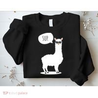 Sup No Drama Llama Alpaca Sweatshirt thumb 2