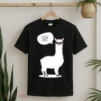 Sup No Drama Llama Alpaca T-Shirt thumb 2