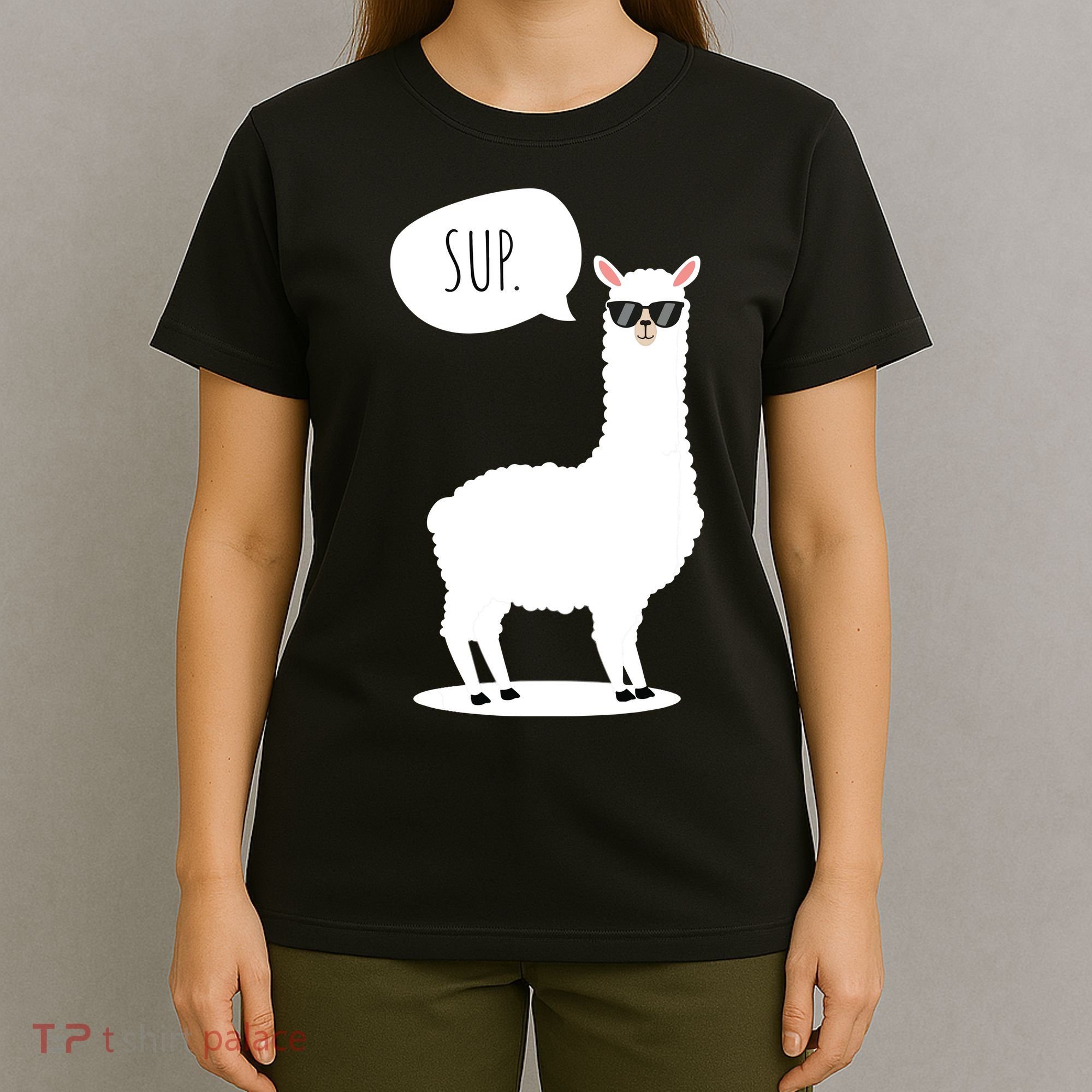 Sup No Drama Llama Alpaca T-Shirt
