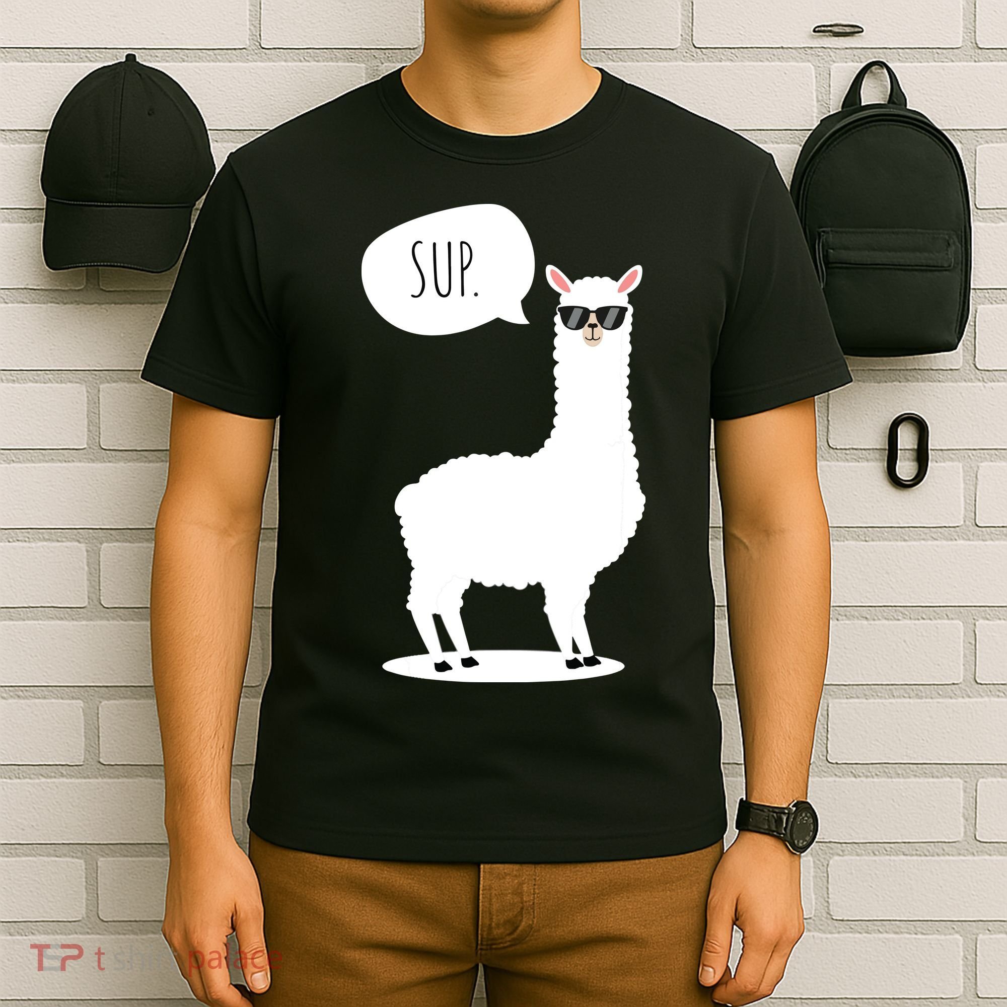 Sup No Drama Llama Alpaca T-Shirt
