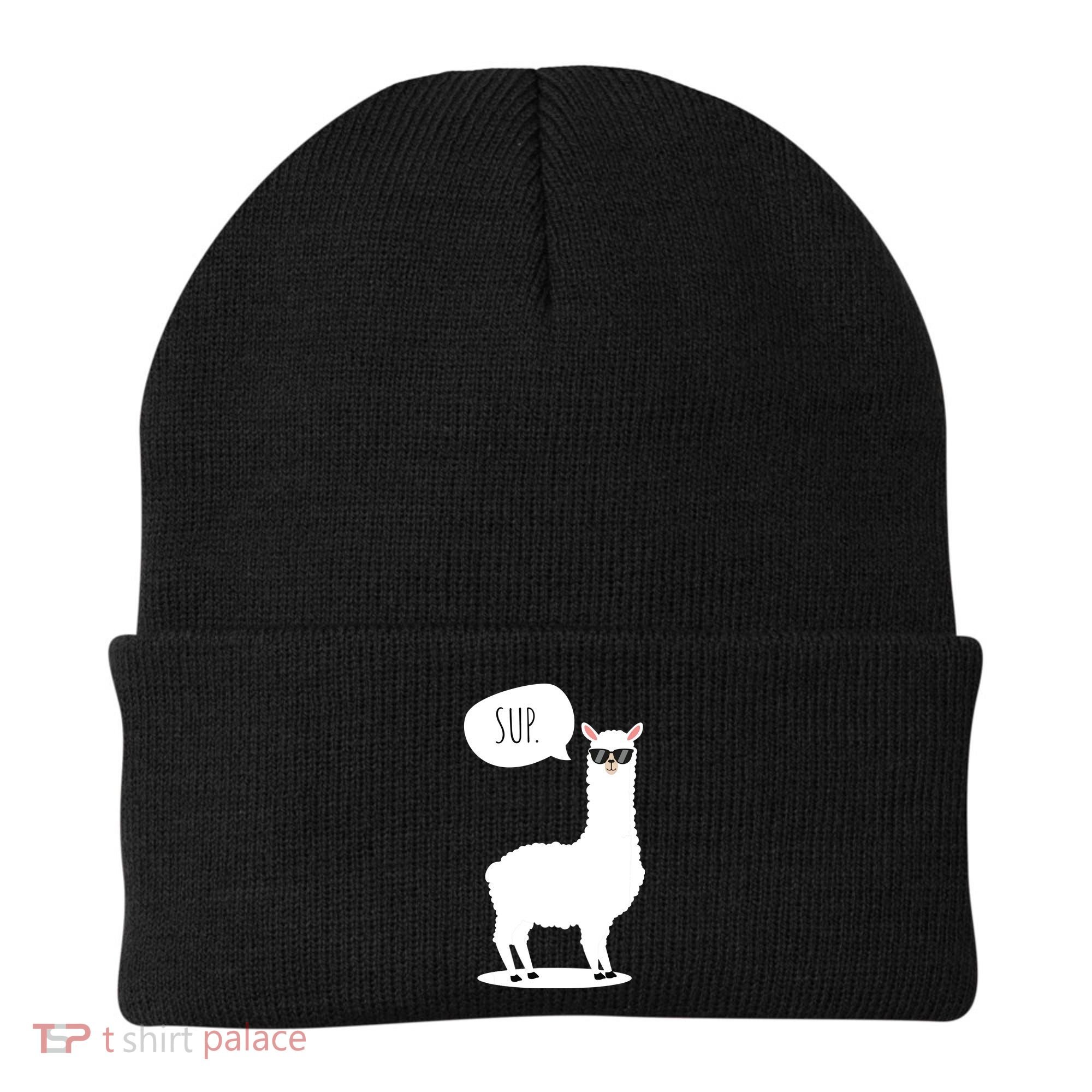 Sup No Drama Llama Alpaca Beanie