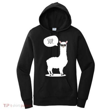 Sup No Drama Llama Alpaca Women's Hoodie