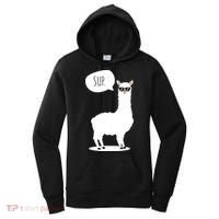 Sup No Drama Llama Alpaca Women's Hoodie thumb 0