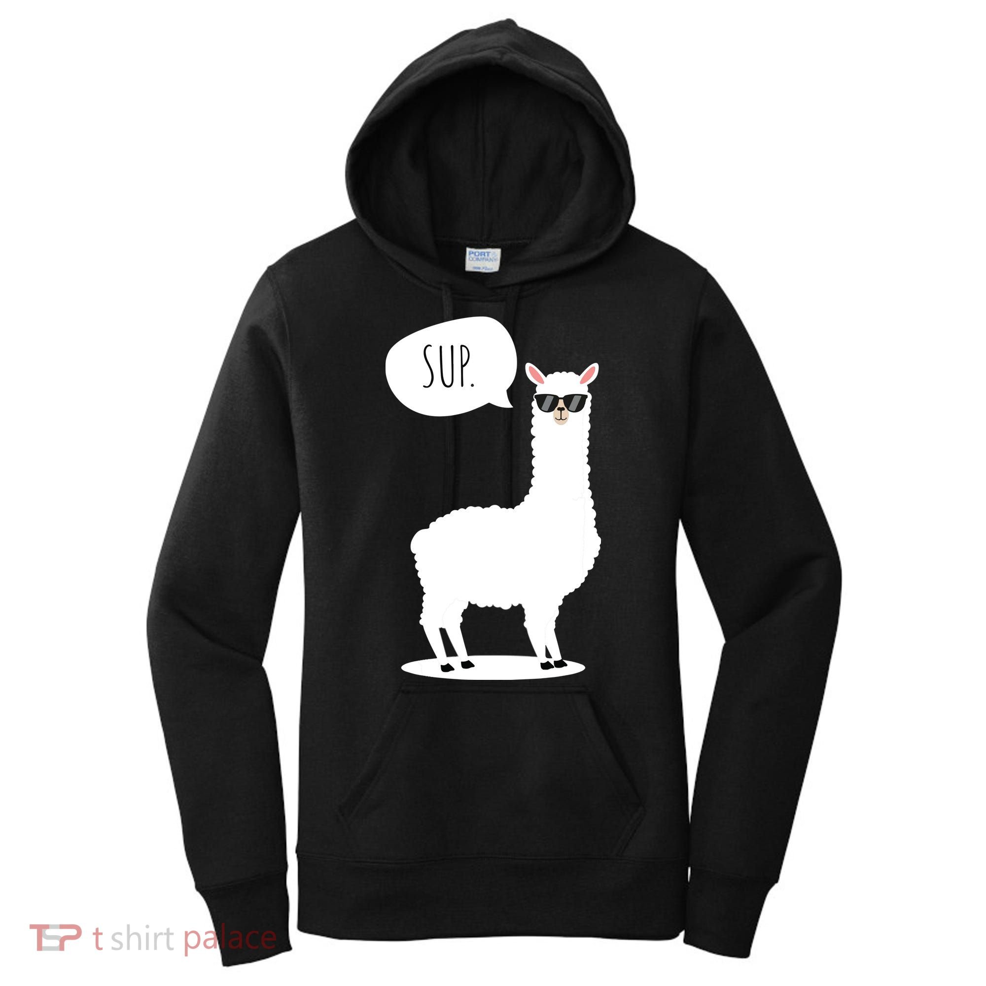 Sup No Drama Llama Alpaca Women's Hoodie