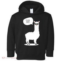 Sup No Drama Llama Alpaca Toddler Hoodie thumb 0