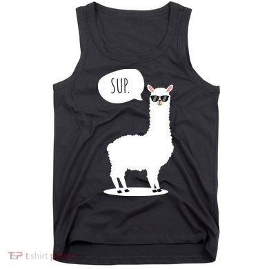Sup No Drama Llama Alpaca Tank Top