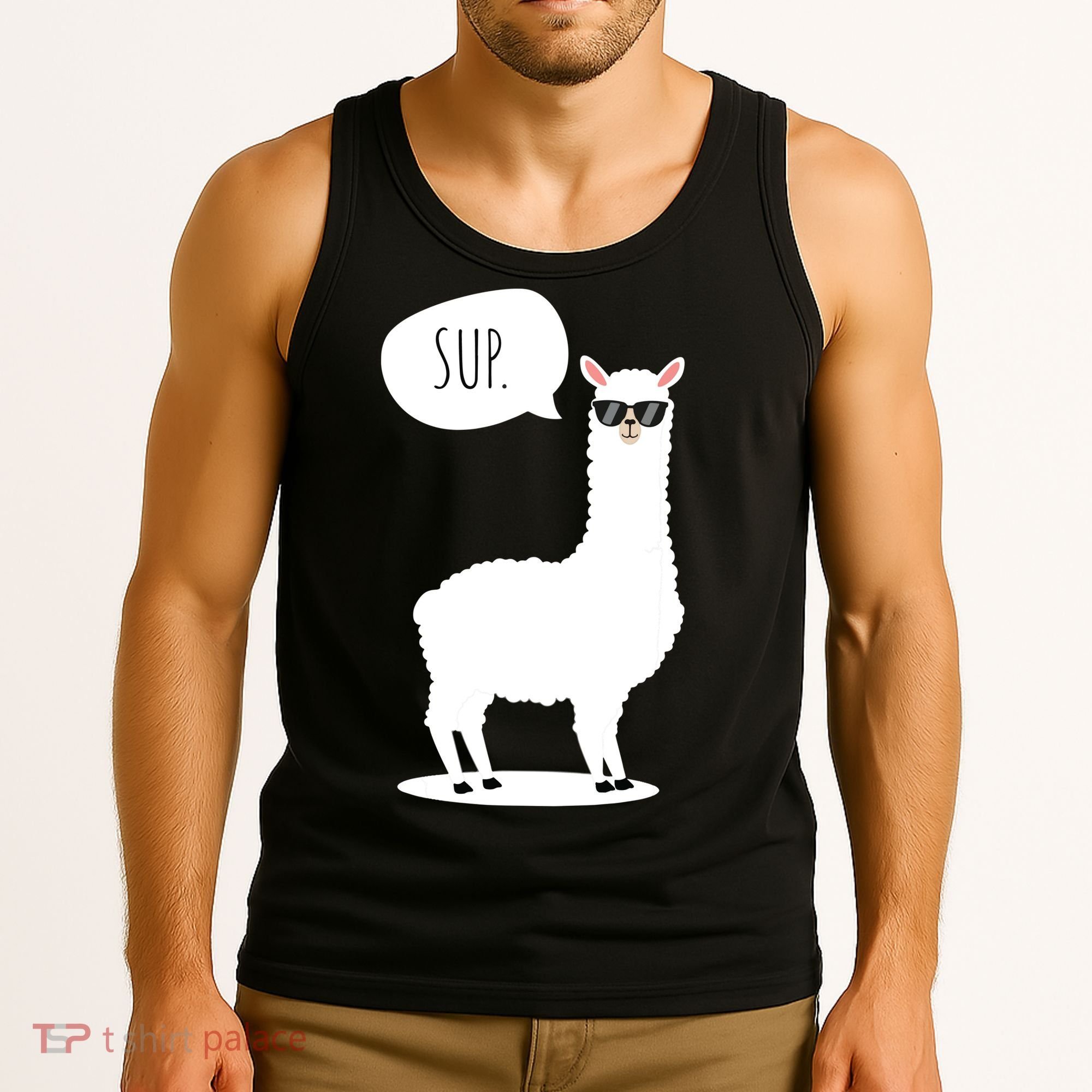 Sup No Drama Llama Alpaca Tank Top