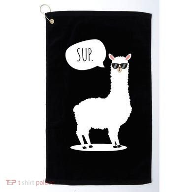 Sup No Drama Llama Alpaca Golf Towel