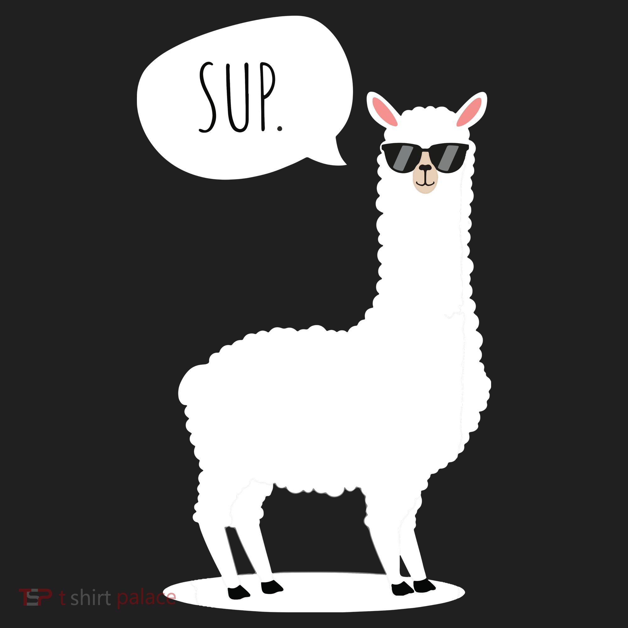 Sup No Drama Llama Alpaca Golf Towel