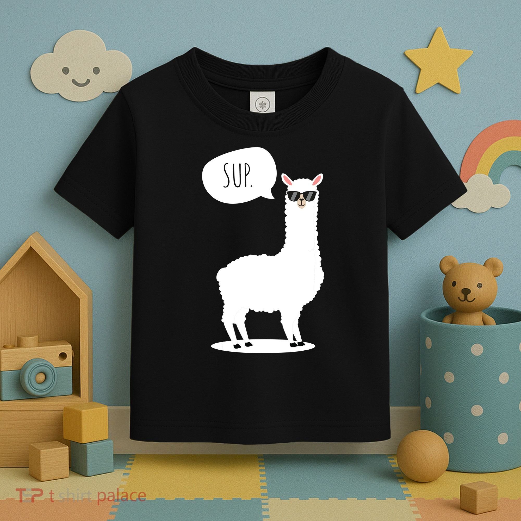 Sup No Drama Llama Alpaca Toddler T-Shirt
