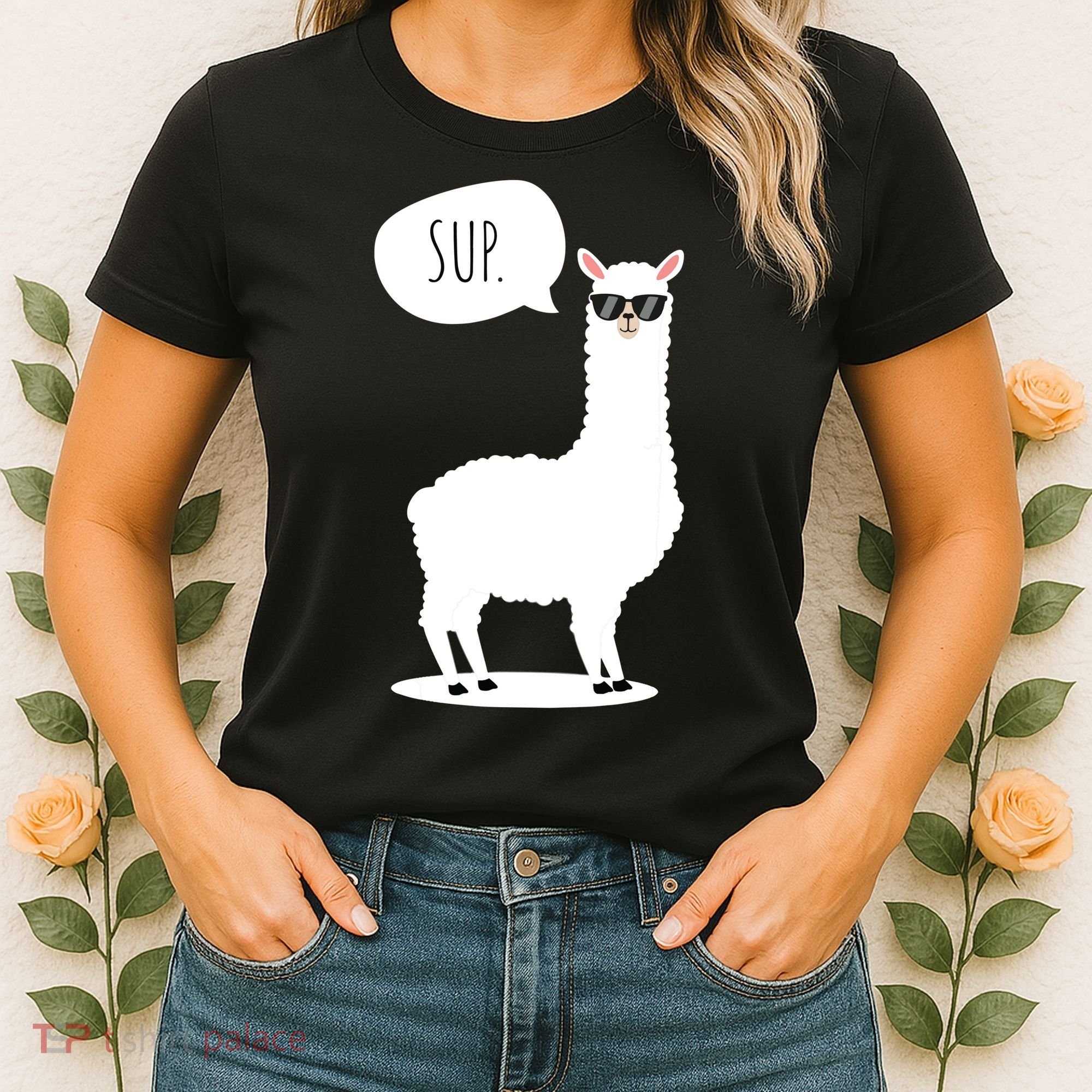 Sup No Drama Llama Alpaca Women's T-Shirt
